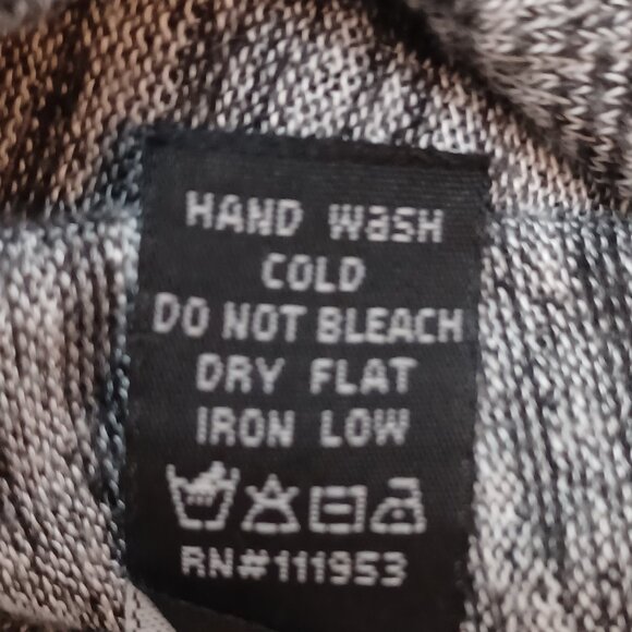 Women's Active Los Angeles Grey/Black Open Front Cardigan in Size Medium - Picture 5 of 7